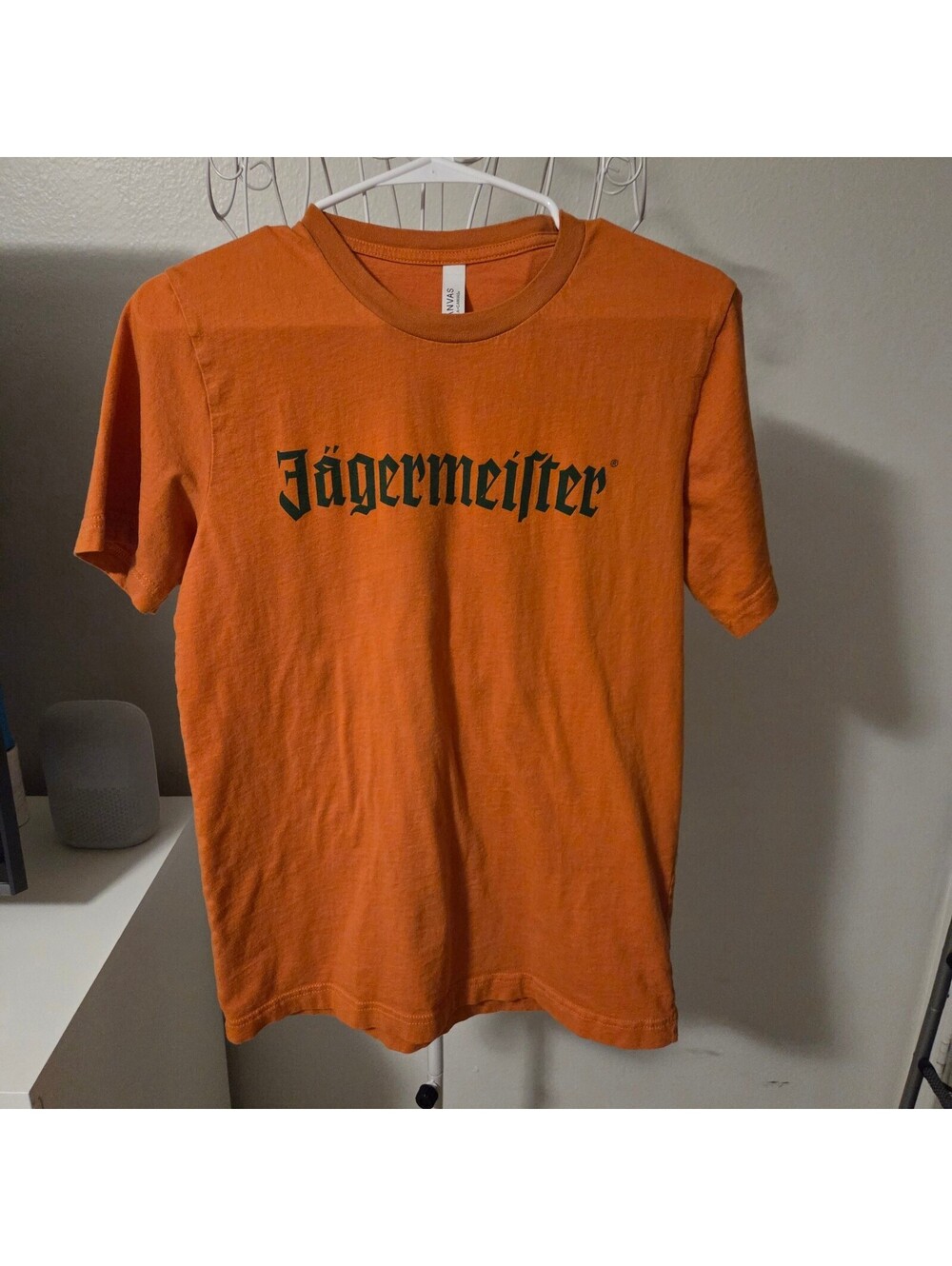 Jägermeister Orange Graphic T-Shirt Medium Cotton